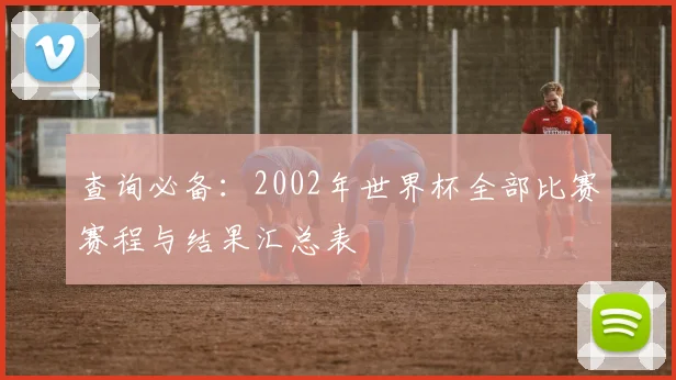 查询必备：2002年世界杯全部比赛赛程与结果汇总表
